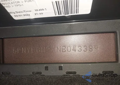 2022 Honda Pilot Awd Special Edition z USA, uszkodzony, nr VIN 5FNYF6H2XNB043389